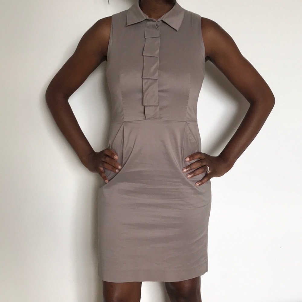 Ann Taylor Fitted Safari Dress
